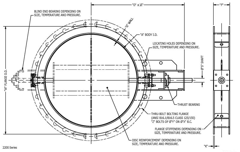 2200 ANSI Fabricated Wafer