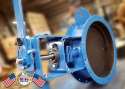 Damper with manual actuation