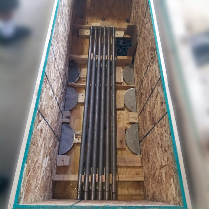 orders inside export crate